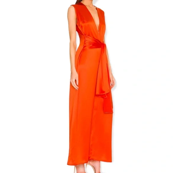 NWT Nonchalant Jana orange jumpsuit